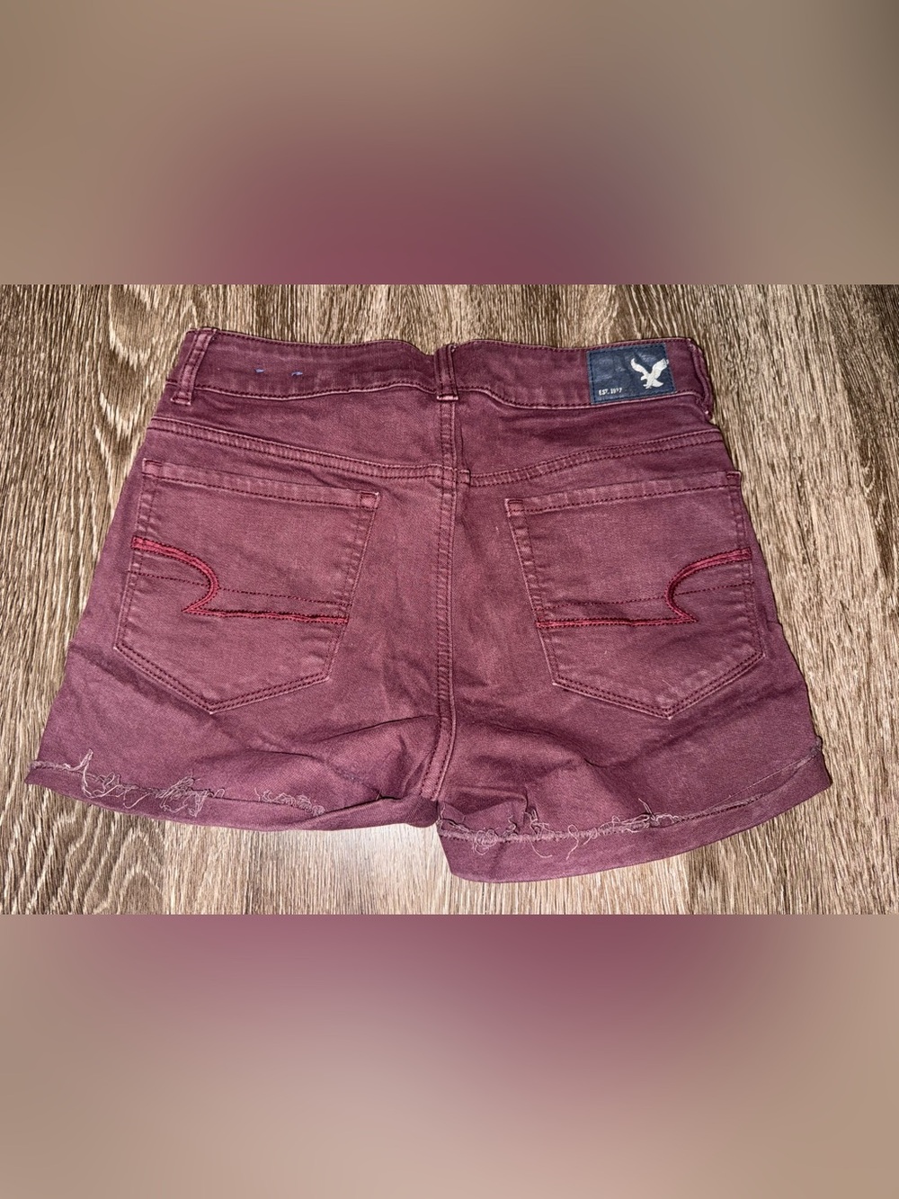 American eagle hi rise shortie size 4